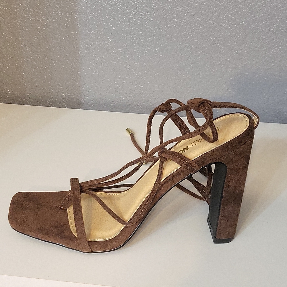 Brown heels
